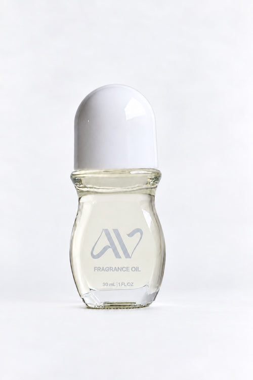 Auravlla pale champagne fragrance oil bottle